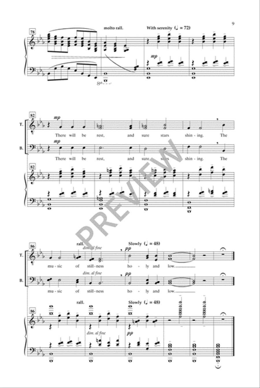 Stars I Shall Find (TTBB) TTBB scores gallery preview page 10