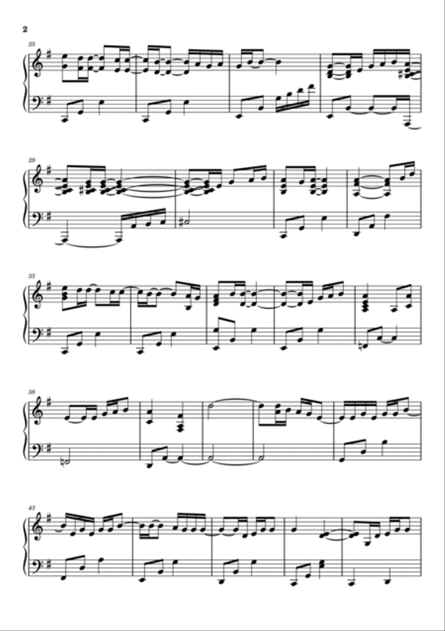 Home Home Piano Solo scores gallery preview page 2
