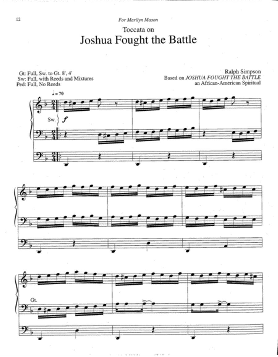 Promised Land Promised Land Organ scores gallery preview page 4