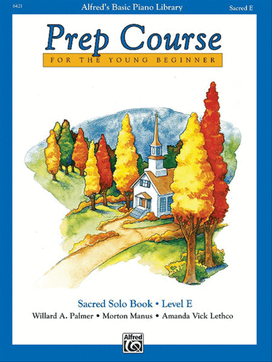 Alfred's Basic Piano Prep Course Sacred Solo Book, Book E Piano Method scores gallery preview page 1