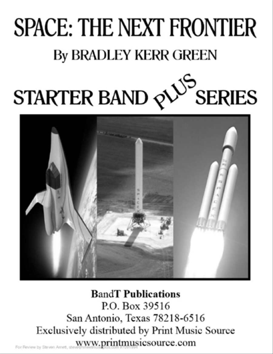 Space: The Next Frontier Space: The Next Frontier Concert Band scores gallery preview page 1