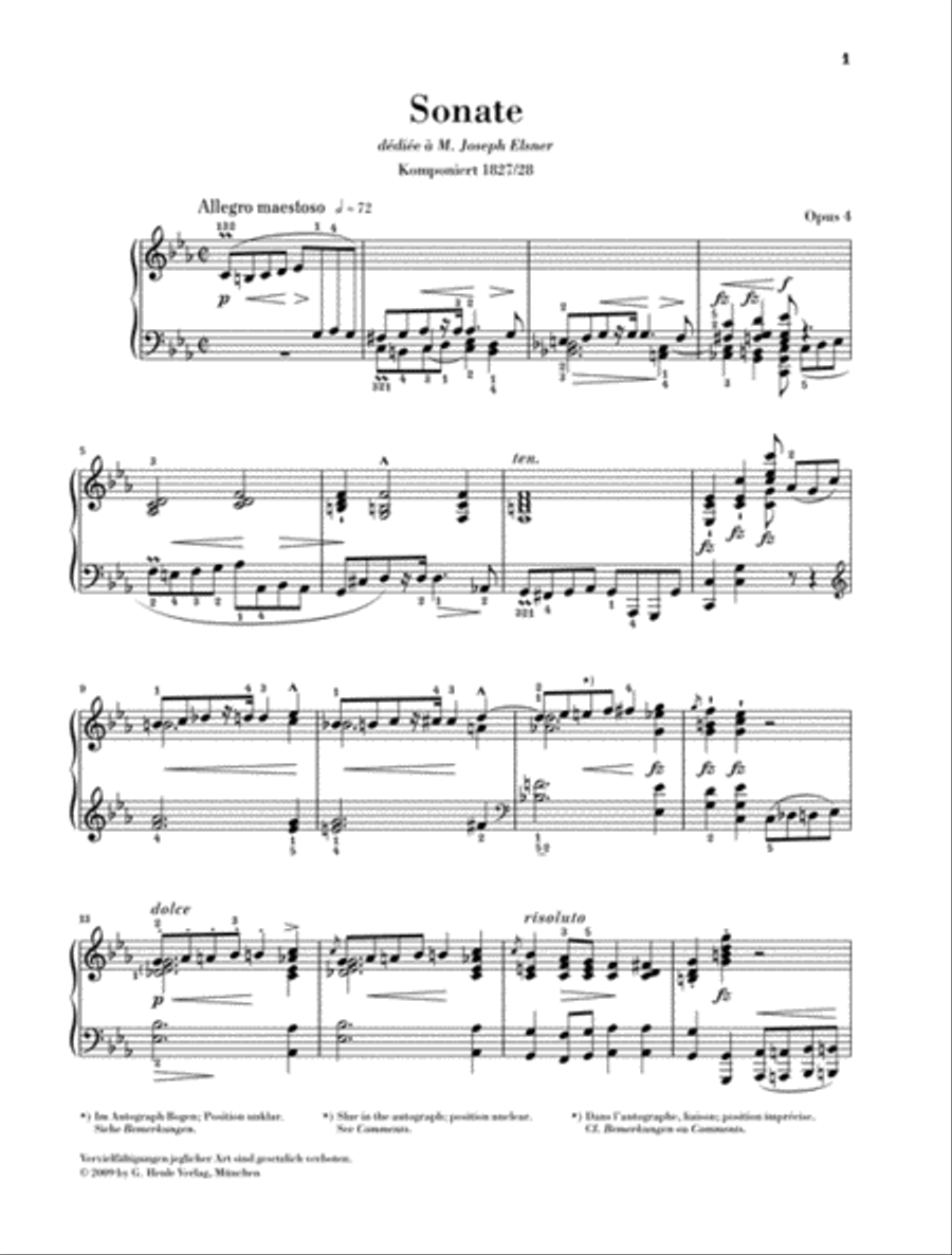 Piano Sonata in C minor, Op. 4 Piano Solo scores gallery preview page 2