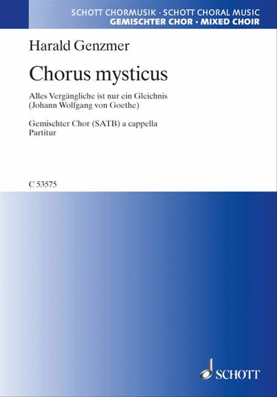 Chorus Mysticus GeWV 47 4-Part scores gallery preview page 1