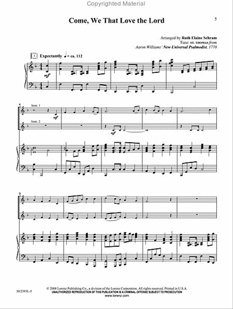 Instruments of Praise Piano and Keyboard scores gallery preview page 2