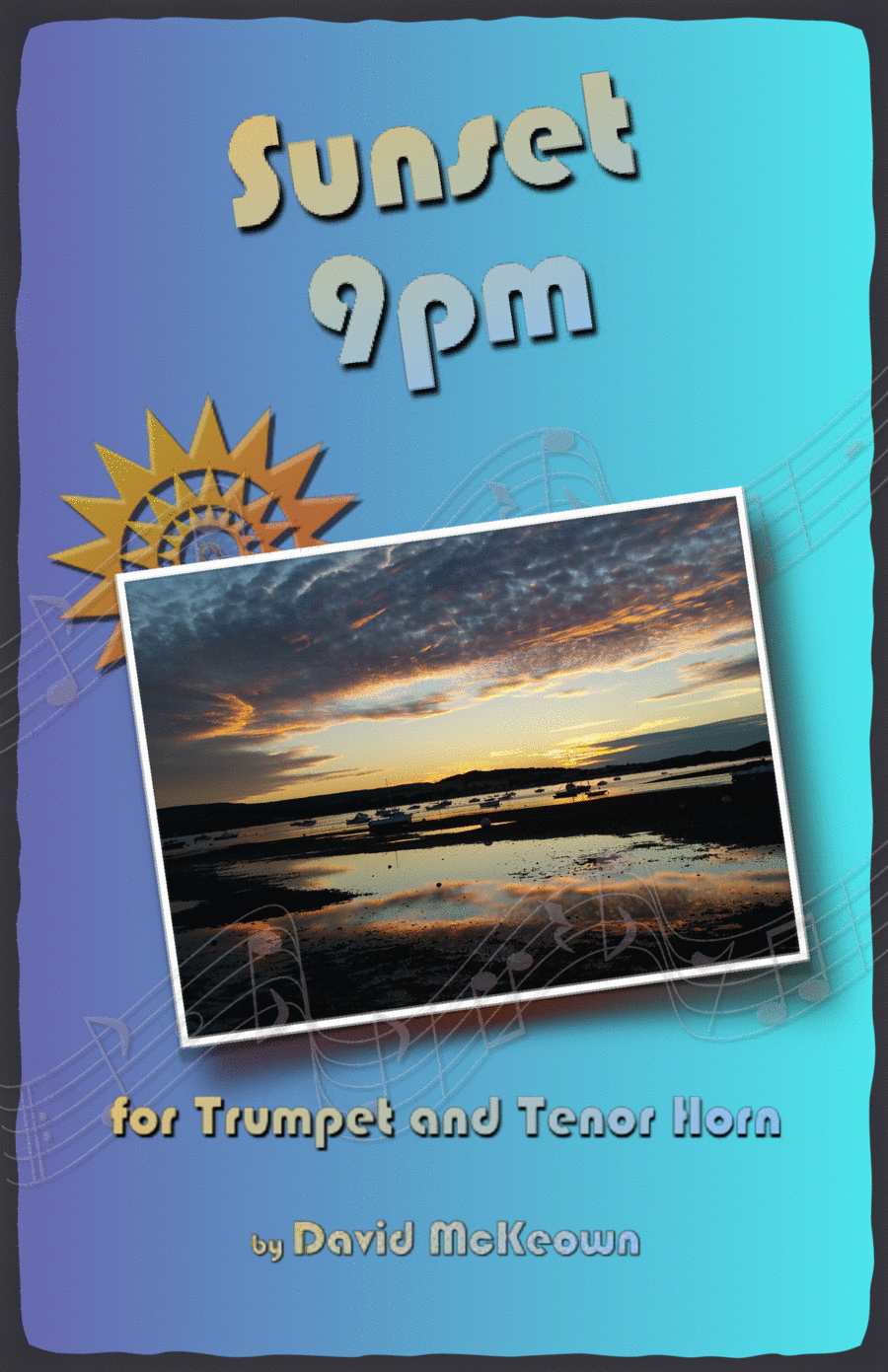 Sunset 9pm, for Trumpet and Tenor Horn Duet Brass Duet scores gallery preview page 1