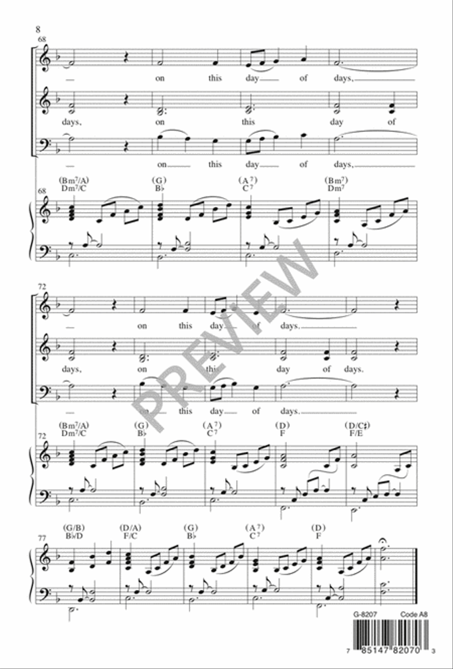 Into the Quiet 4-Part scores gallery preview page 8