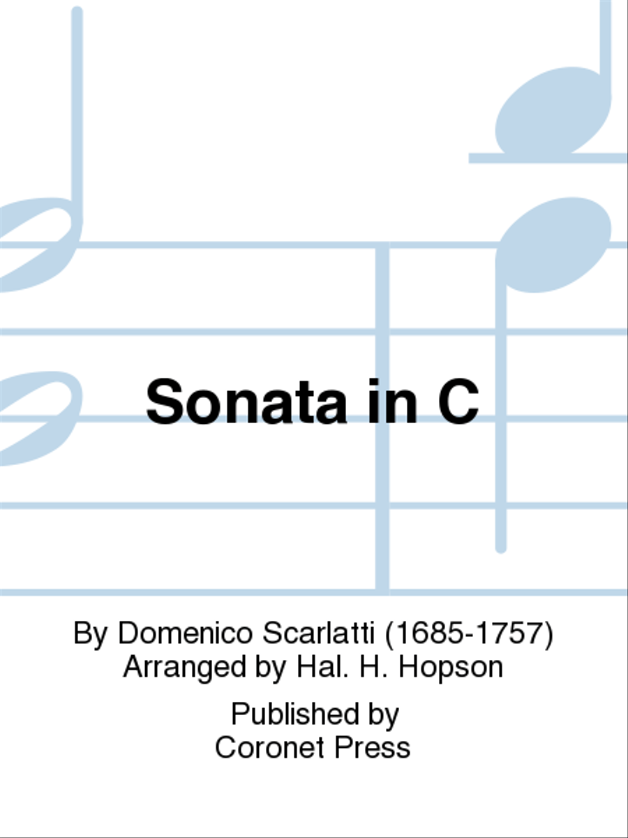 Sonata in C School and Community scores gallery preview page 1