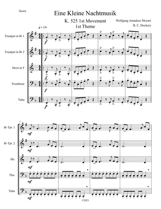 Eine Kleine Nachtmusik (A Little Night Music) for Brass Quintet