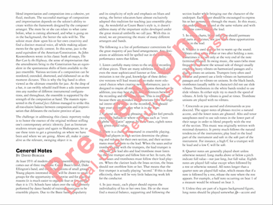 Avalon Jazz Ensemble scores gallery preview page 4