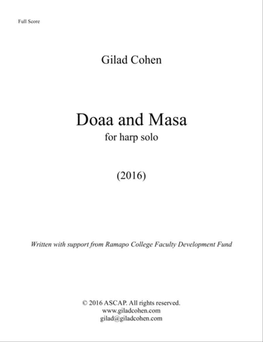 Doaa and Masa Harp scores gallery preview page 1