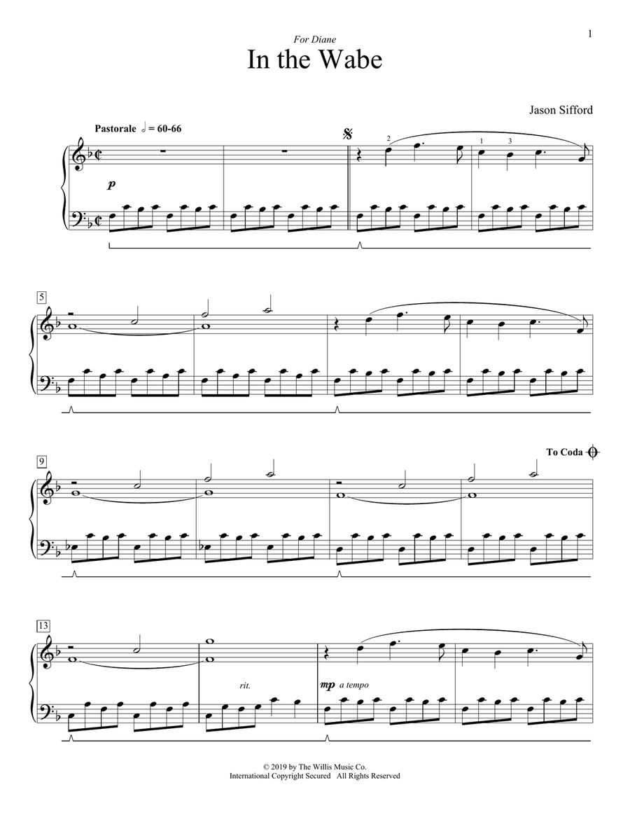 In The Wabe Piano Method scores gallery preview page 1