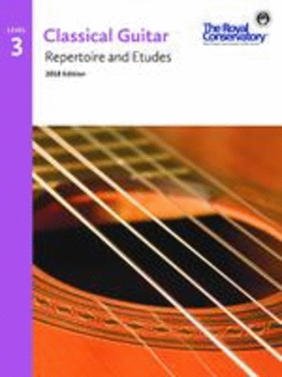 Book cover for Guitar Repertoire and Etudes 3