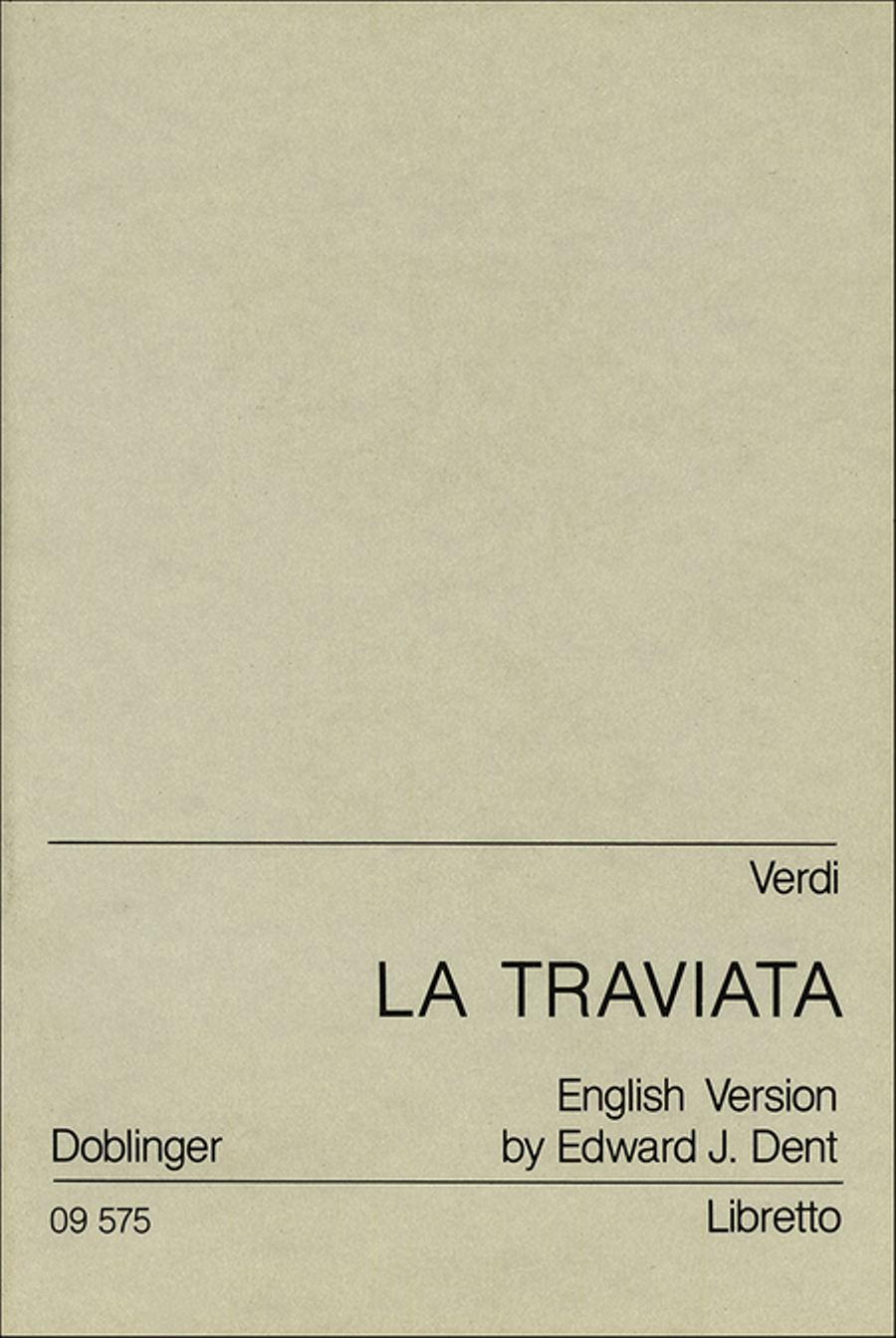 La Traviata La Traviata School and Community scores gallery preview page 1