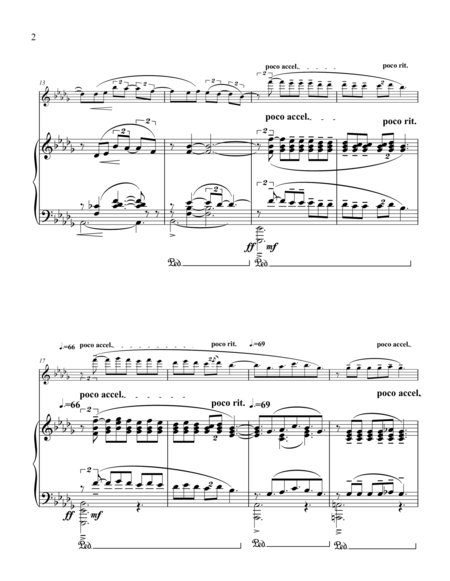 Debussy Clair de lune for flute & piano image number null