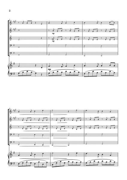 Auld Lang Syne • New Year's Anthem | Brass Quintet & Piano Accompaniment sheet music image number null