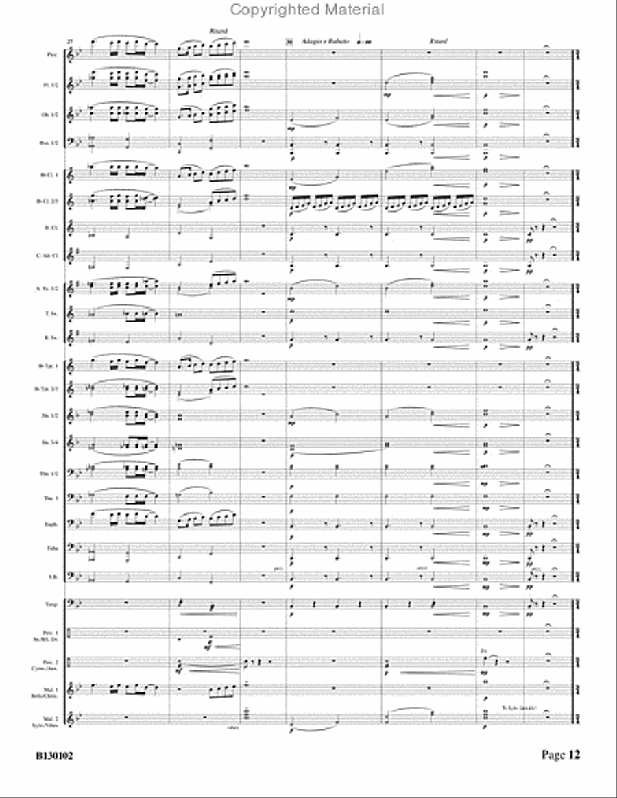Gazebo Portraits Concert Band scores gallery preview page 15