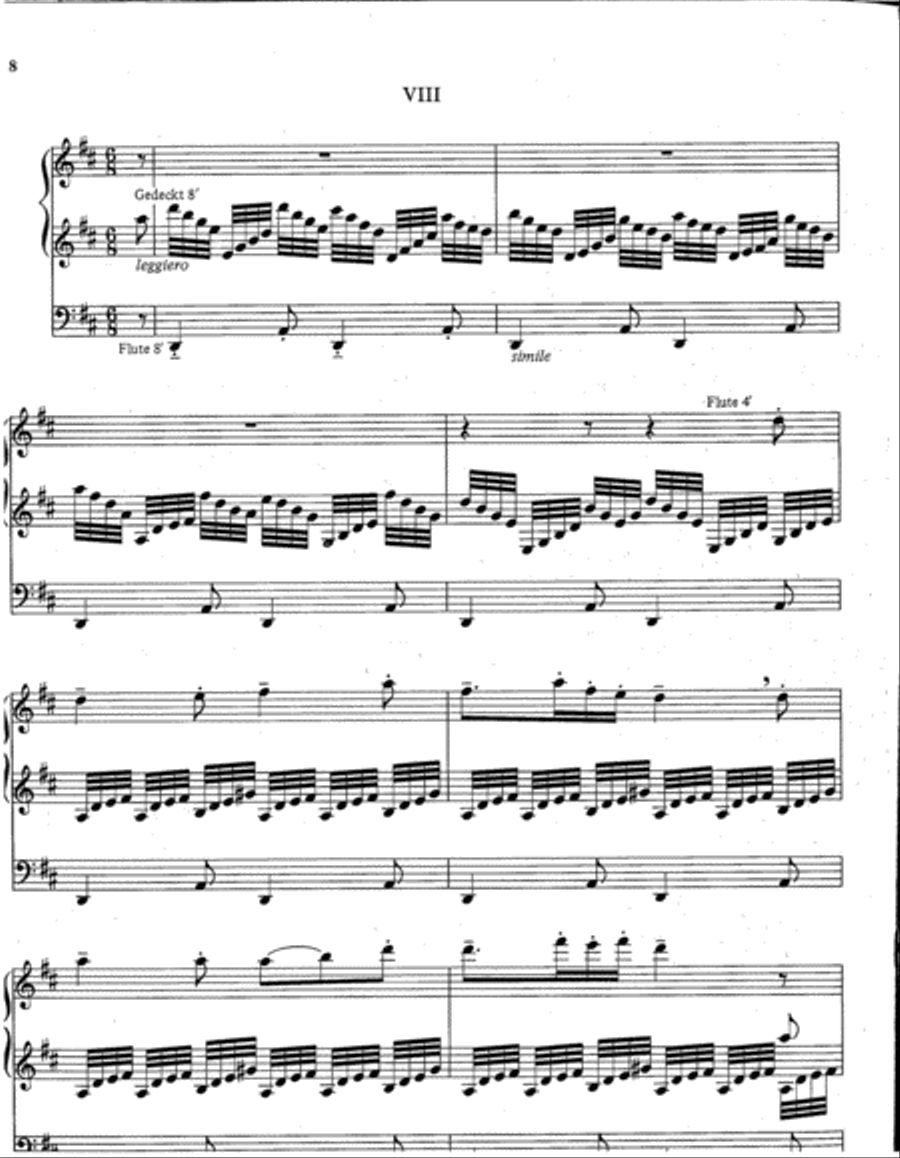 Variations on Puer Nobis Organ scores gallery preview page 3