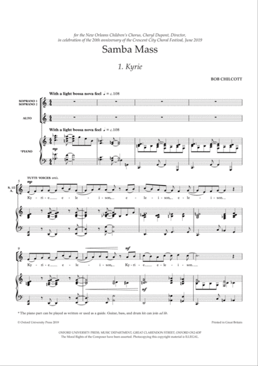 Samba Mass Samba Mass SSA scores gallery preview page 3
