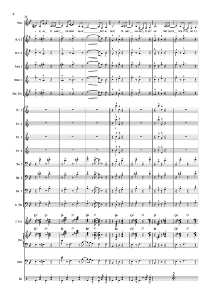 Tuxedo Junction Jazz Ensemble scores gallery preview page 5