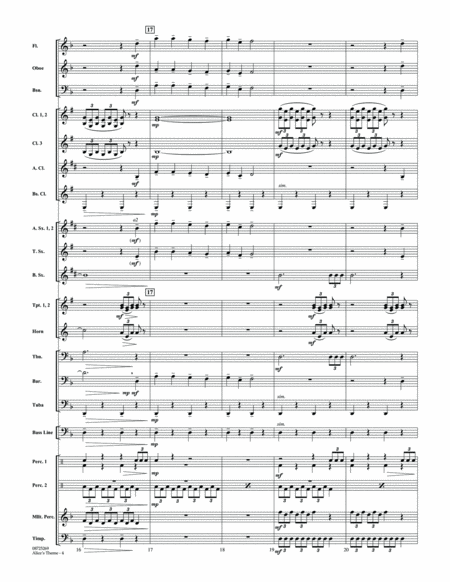 Alice's Theme (from Alice In Wonderland) - Conductor Score (Full Score)