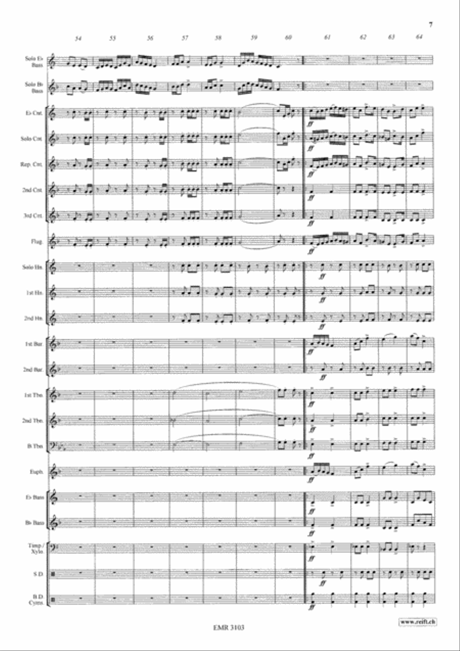 Tuba Polka Tuba Polka Brass Band scores gallery preview page 8