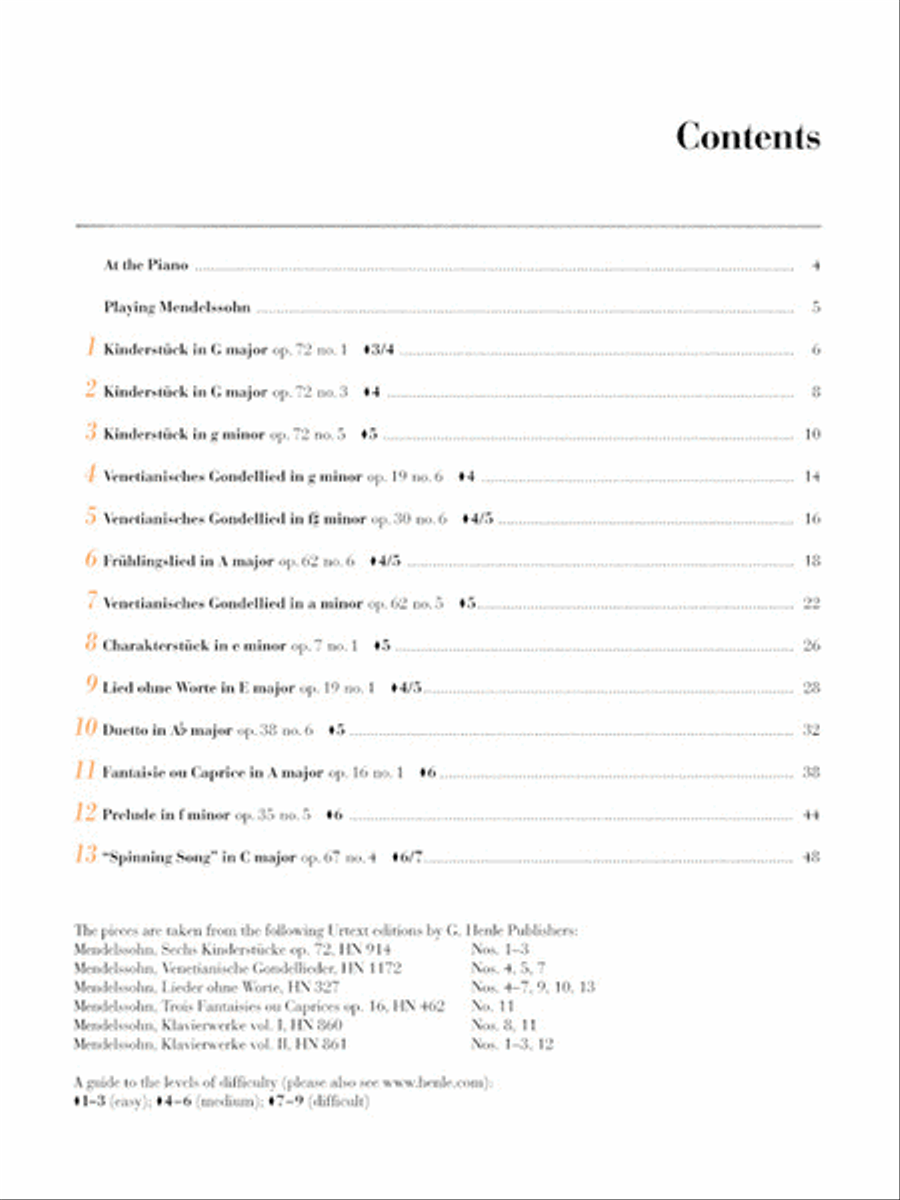 Mendelssohn: At the Piano Piano Solo scores gallery preview page 2