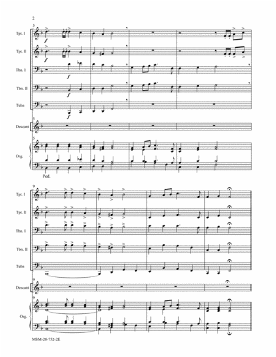 Hark! The Herald Angels Sing (Mendelssohn) Choir scores gallery preview page 2