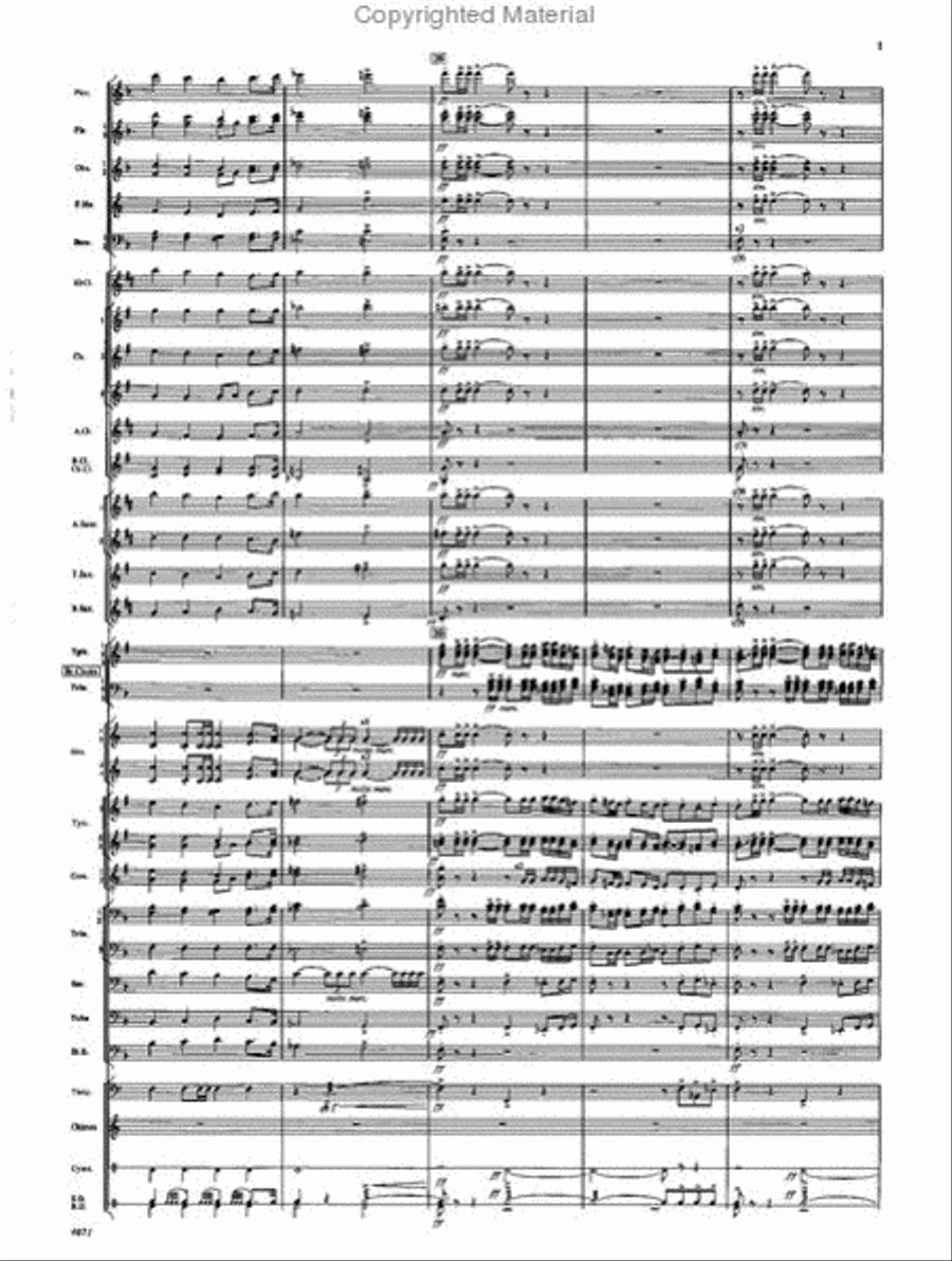 Fourth Suite for Band Concert Band scores gallery preview page 7