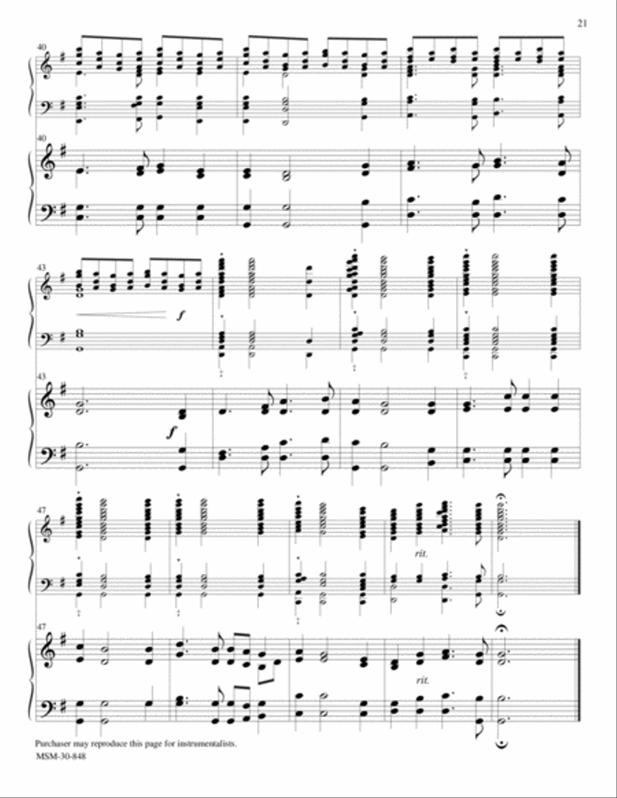 HANKEY from Let Praises Ring, V3 5-Octaves scores gallery preview page 4