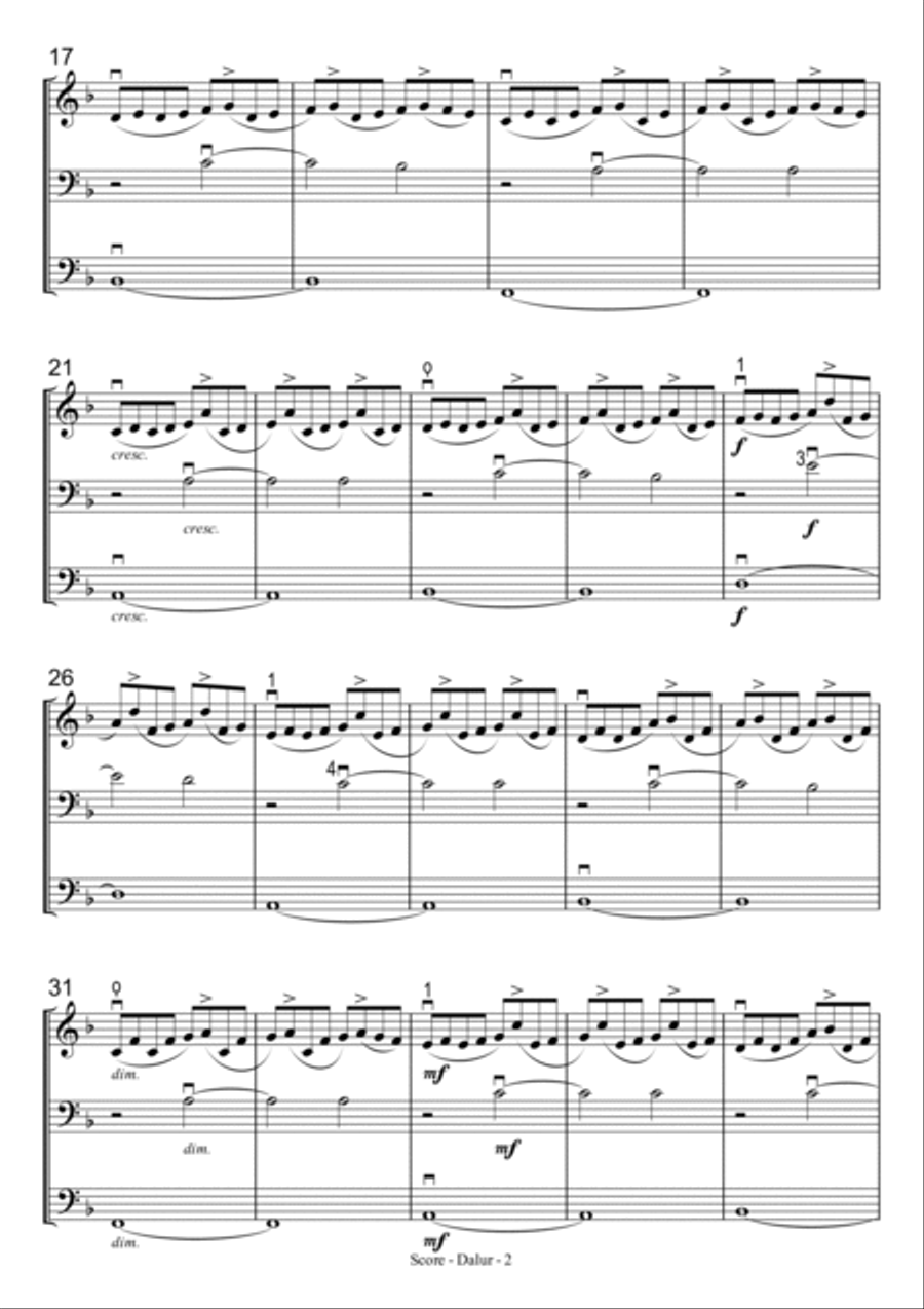 Dalur Dalur Small Ensemble scores gallery preview page 2