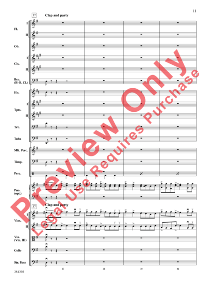 Born This Way Full Orchestra scores gallery preview page 12