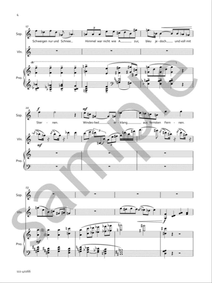 Songs of Innocent Love Chamber Music scores gallery preview page 5