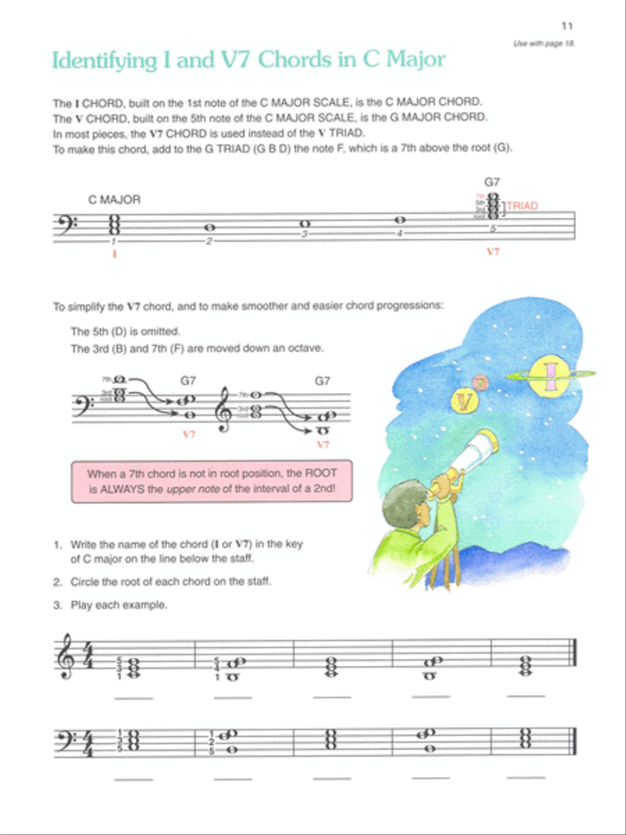 Alfred's Basic Piano Prep Course Notespeller, Book F Piano Method scores gallery preview page 3