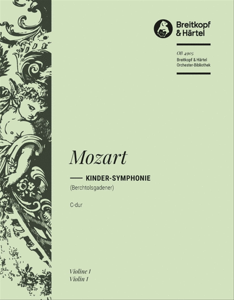 Children's Symphony in C major Orchestra scores gallery preview page 1