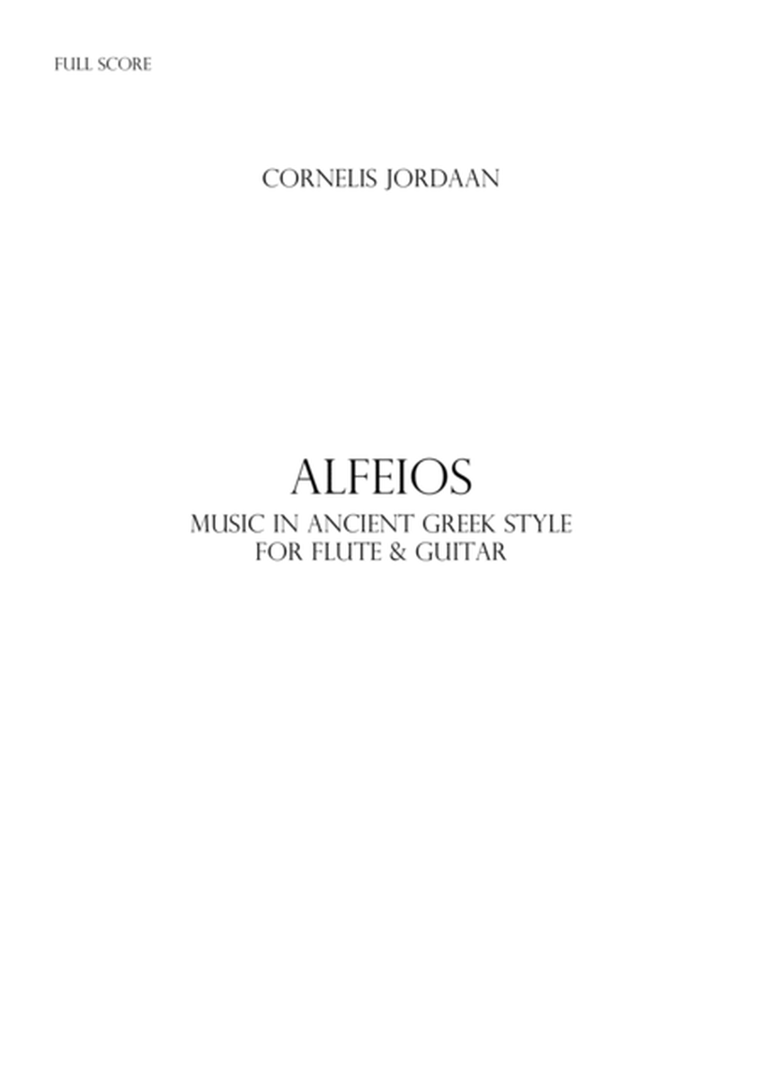 Alfeios, Music in Ancient Greek Style, for flute & guitar image number null