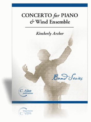 Book cover for Concerto for Piano & Wind Ensemble (score only)