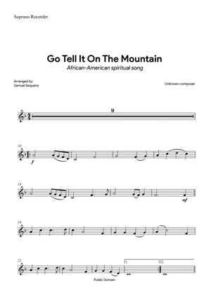 Go Tell It on the Mountain - with orchestral play along