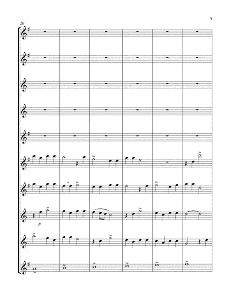 Hodie Christus Natus Est (2 Saxophone Quintets - 4 Alto, 4 Tenor, 2 Bari)
