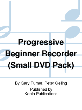 Progressive Beginner Recorder (Small DVD Pack)