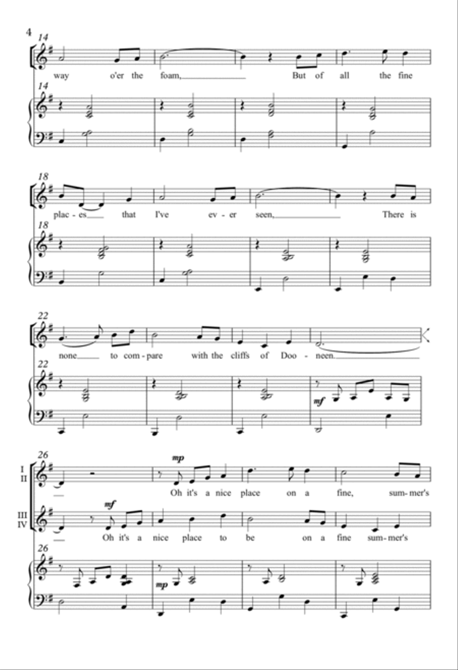 The Cliffs of Dooneen The Cliffs of Dooneen SSAA scores gallery preview page 2