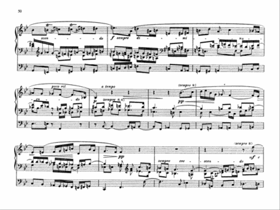 Reger: Organ Works, Op. 59 Organ scores gallery preview page 2