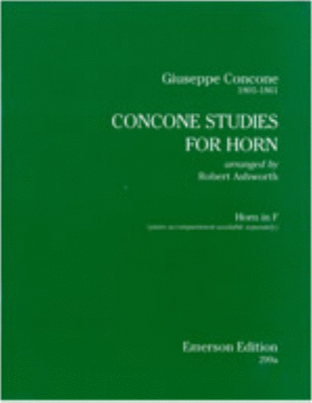 Concone Studies