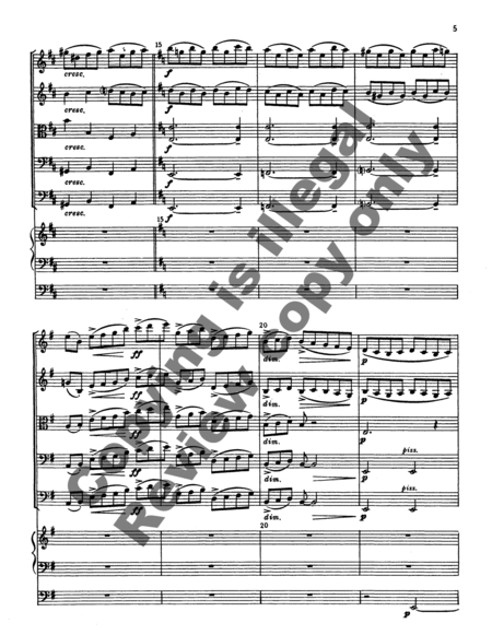 Sonata No. 1 for Organ and Strings (Score)