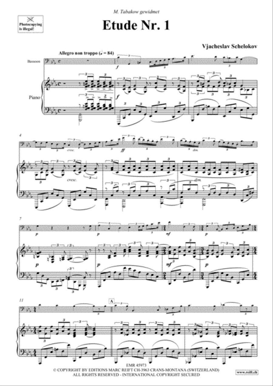 Etude No. 1 + 2 Etude No. 1 + 2 Bassoon Solo scores gallery preview page 5
