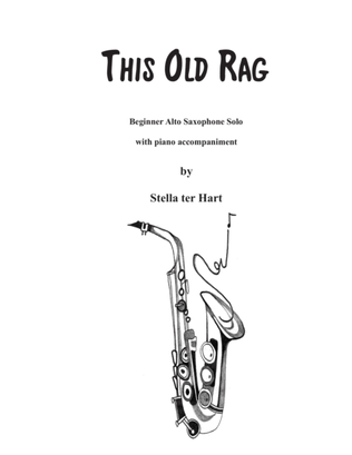 This Old Rag - Beginner Alto Saxophone Solo with piano accompaniment