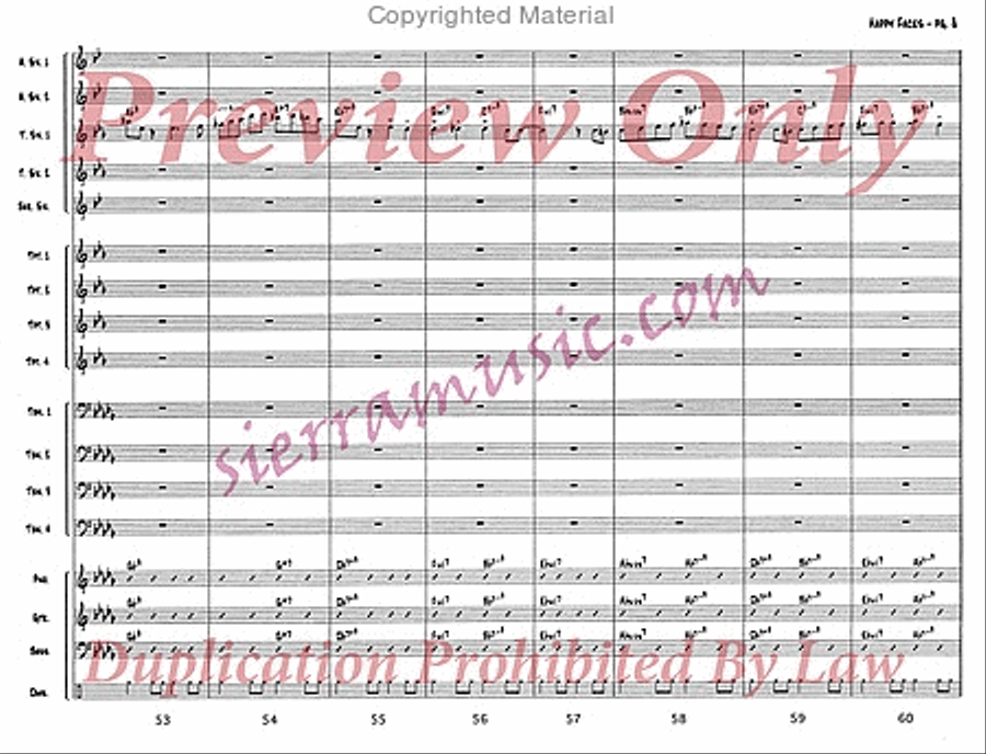 Happy Faces Jazz Ensemble scores gallery preview page 9