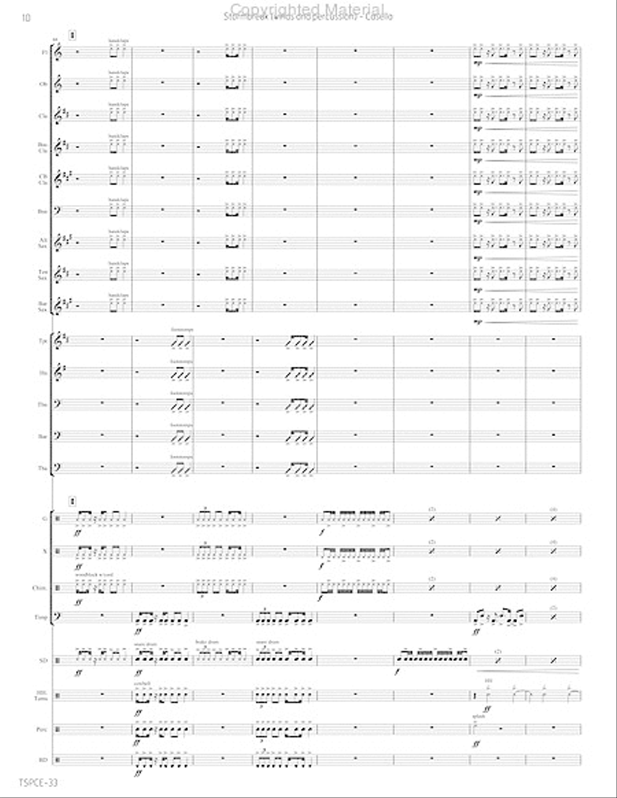 Stormbreak Percussion Ensemble scores gallery preview page 15