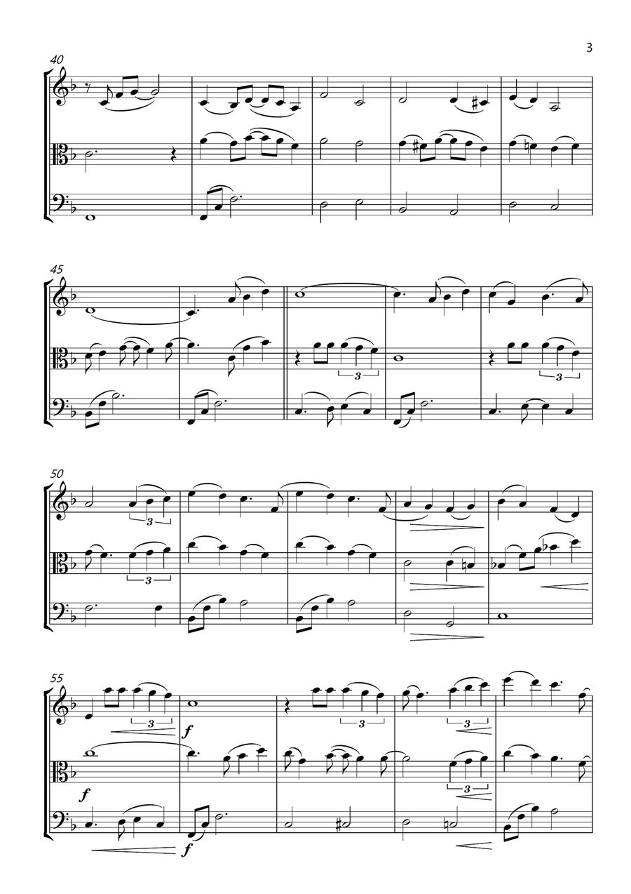A Whole New World String Trio scores gallery preview page 3