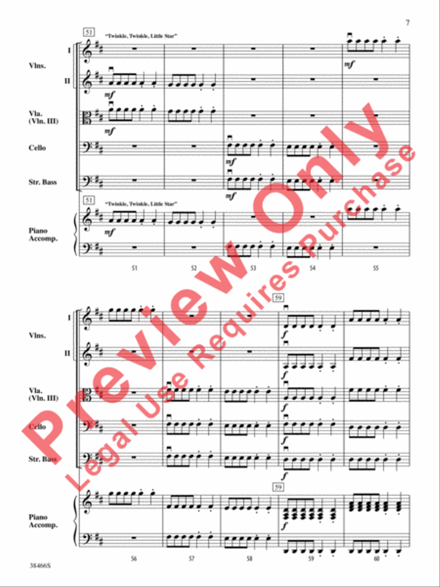 The Bows on the Bus String Orchestra scores gallery preview page 8