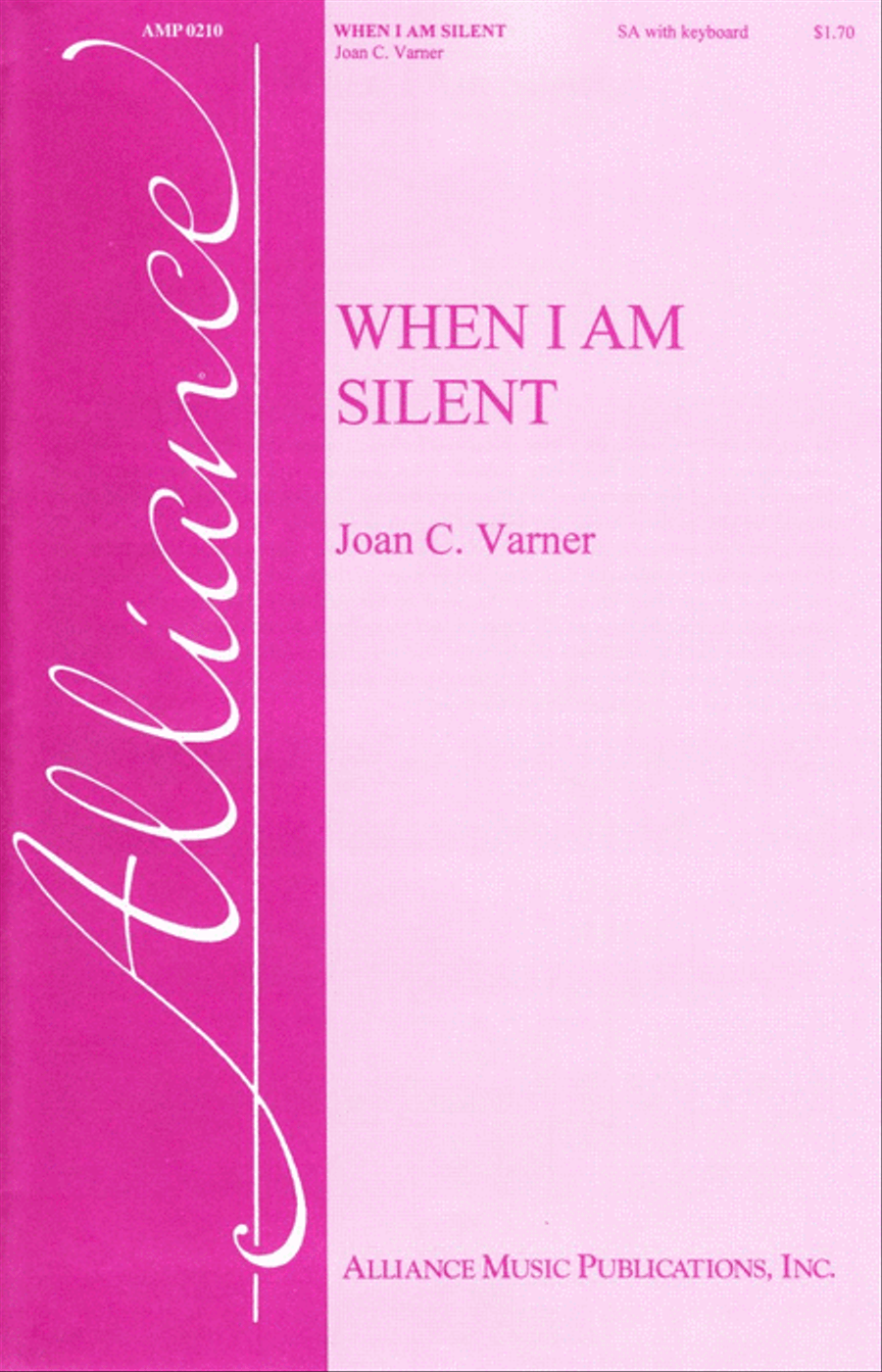 When I Am Silent When I Am Silent SA scores gallery preview page 1